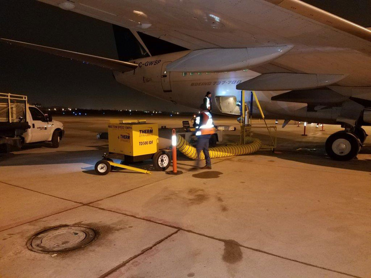 TD500 IDF cargo door heater option WestJet