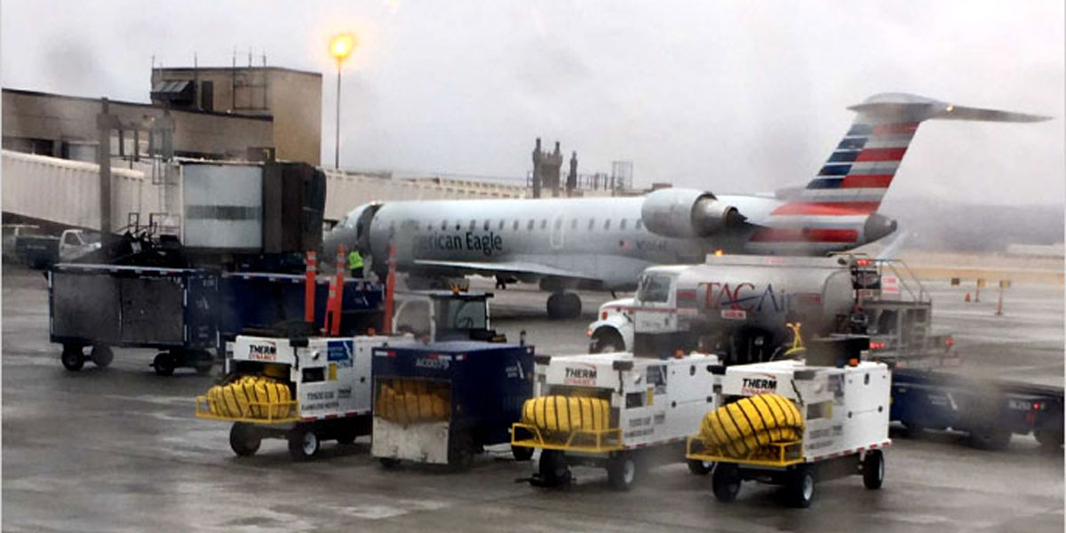 Omaha Airport Therm Heaters United Airlines