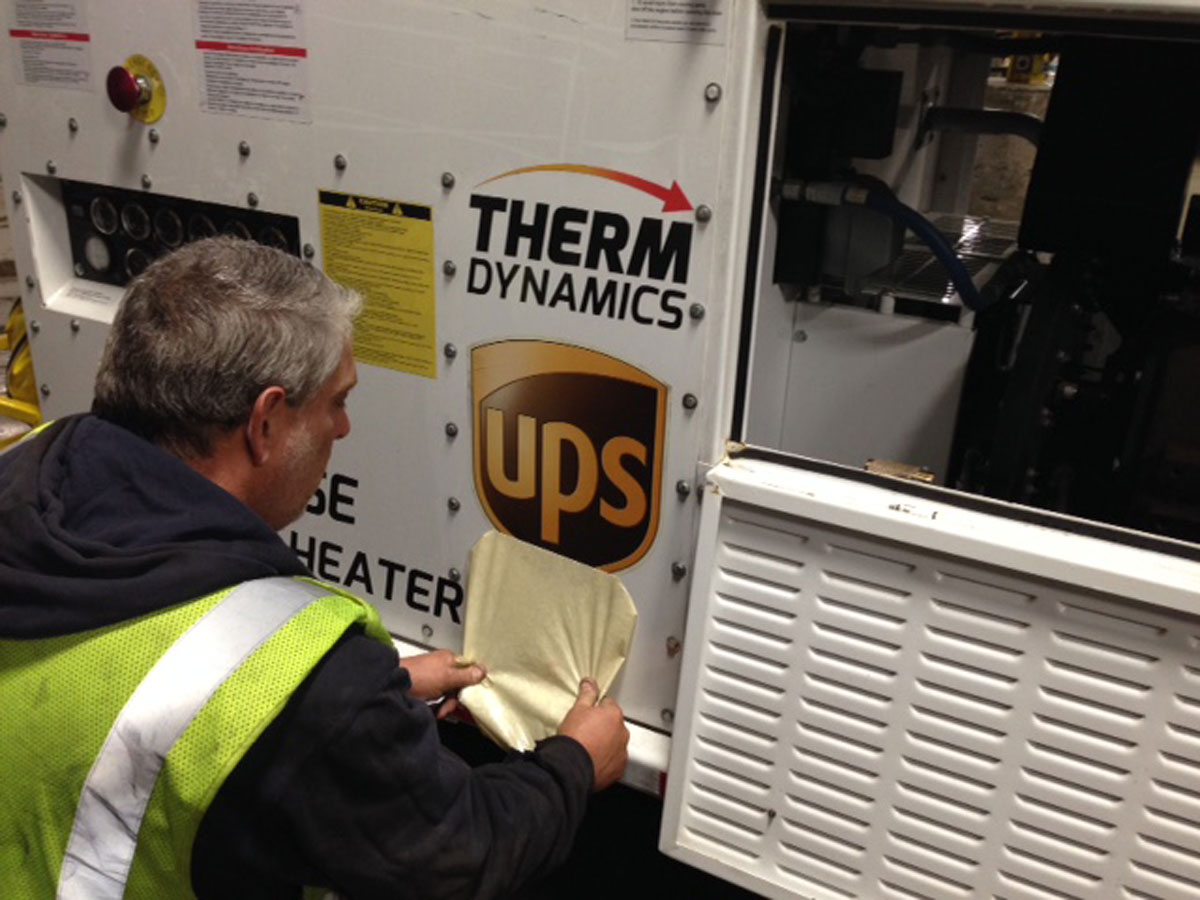 UPS gets first Therm Dynamics Flameless heater in Buffalo 2015