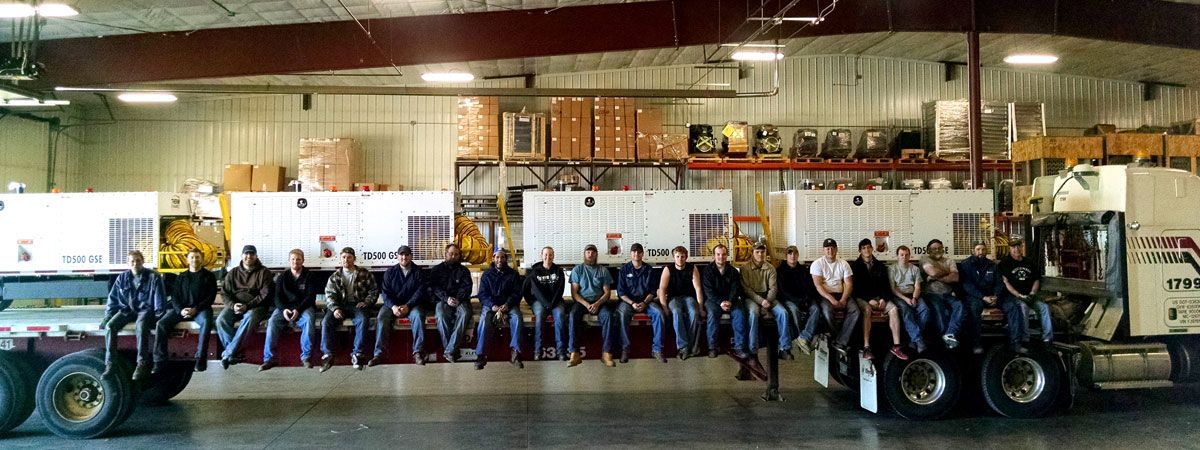 First of many loads of new Air Line Cabin Heaters - TD500GSE